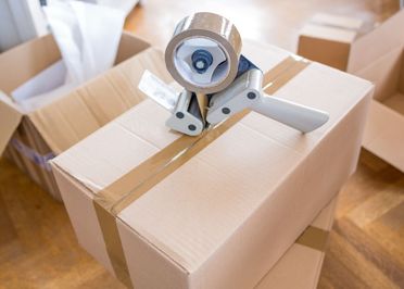 caja con sellador